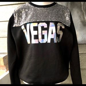Bling "VEGAS" Sweatshirt for Ladies! NWOT, Size M